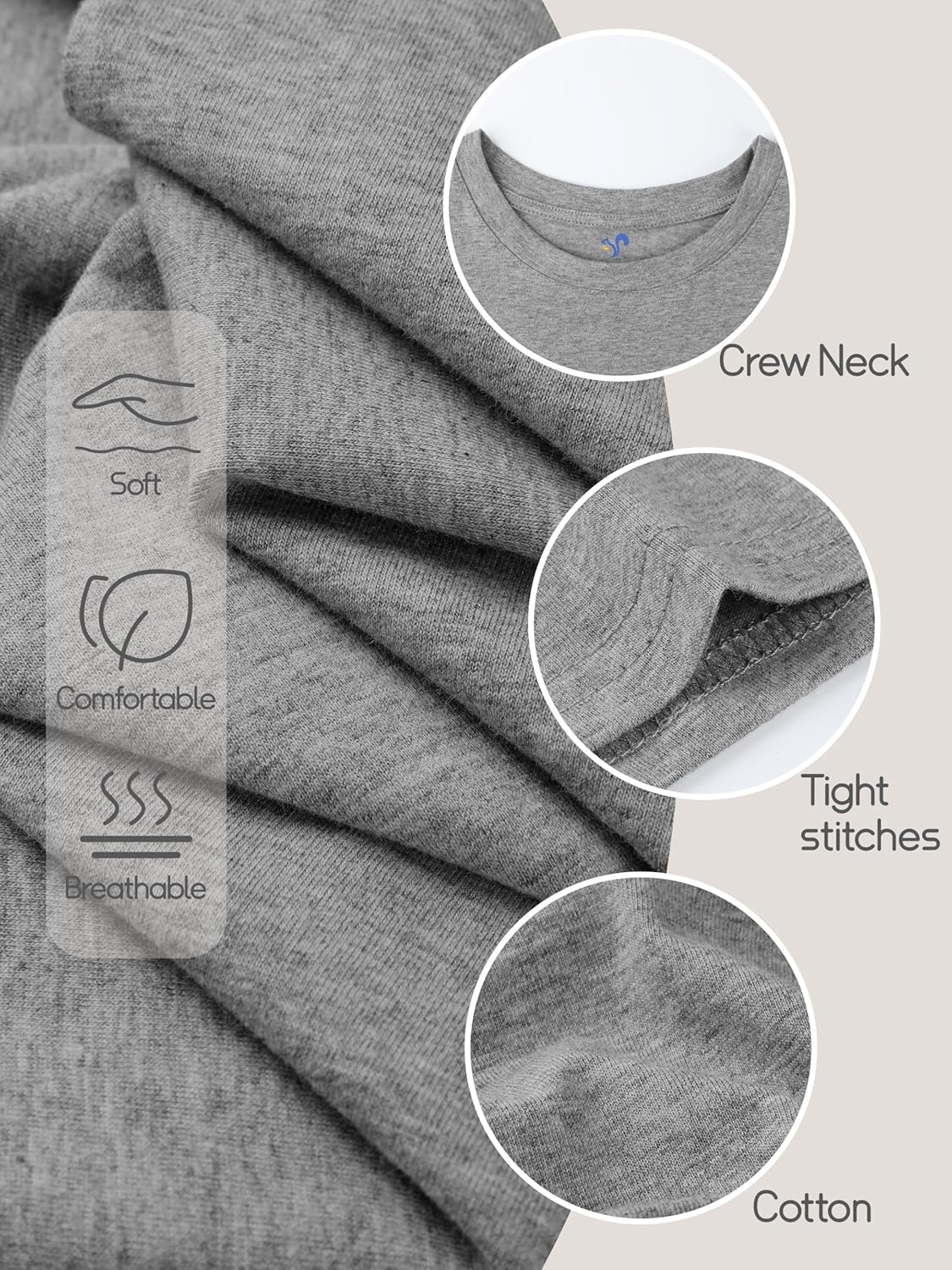 5 Pack Boys Shirts Short Sleeve Shirts for Boys Cotton T-Shirts Kids Toddler Tshirts Tees Clothes Summer Tops - Image 2