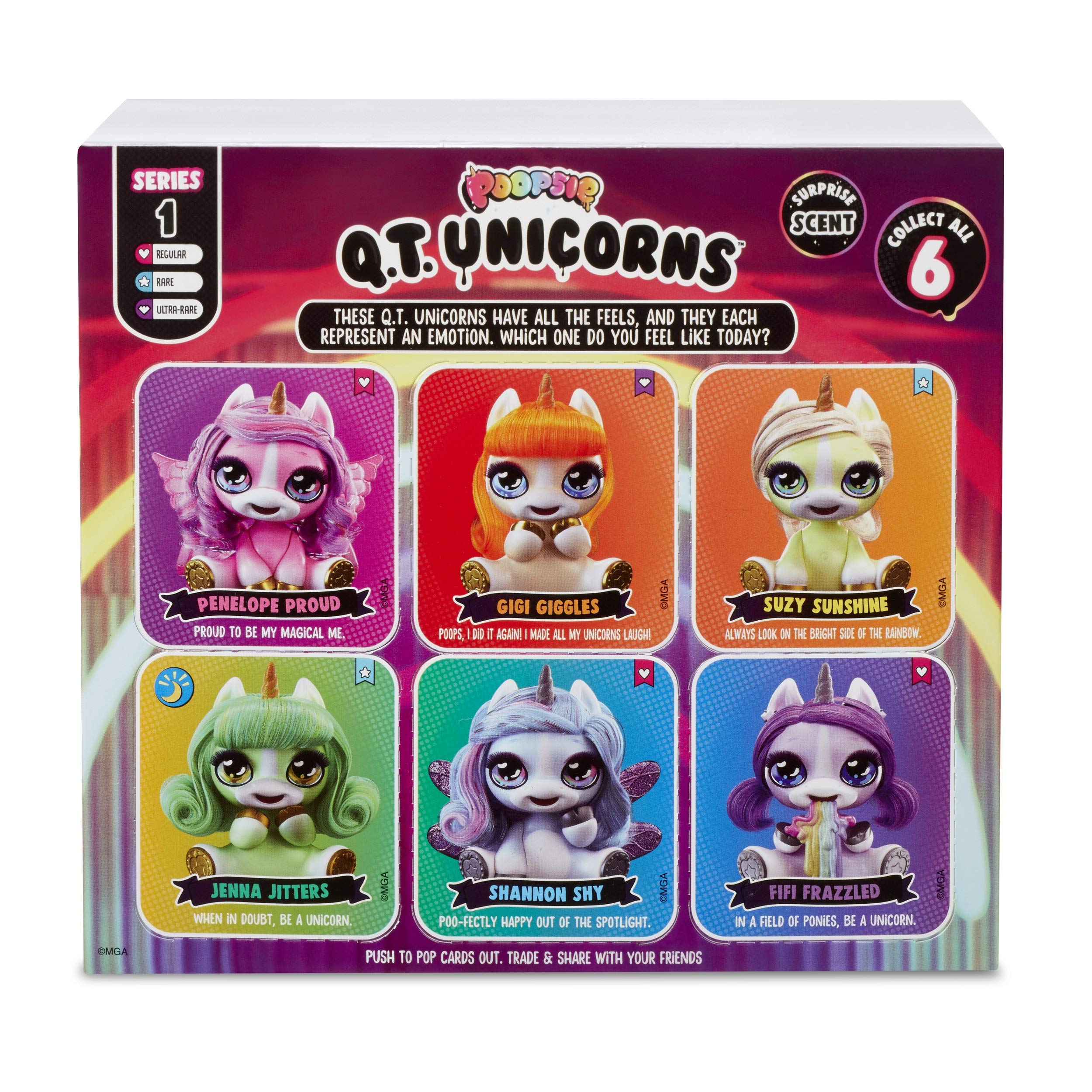 Amazon.com: Poopsie Q.T. Unicorn- Jenna Jitters (Mint Green