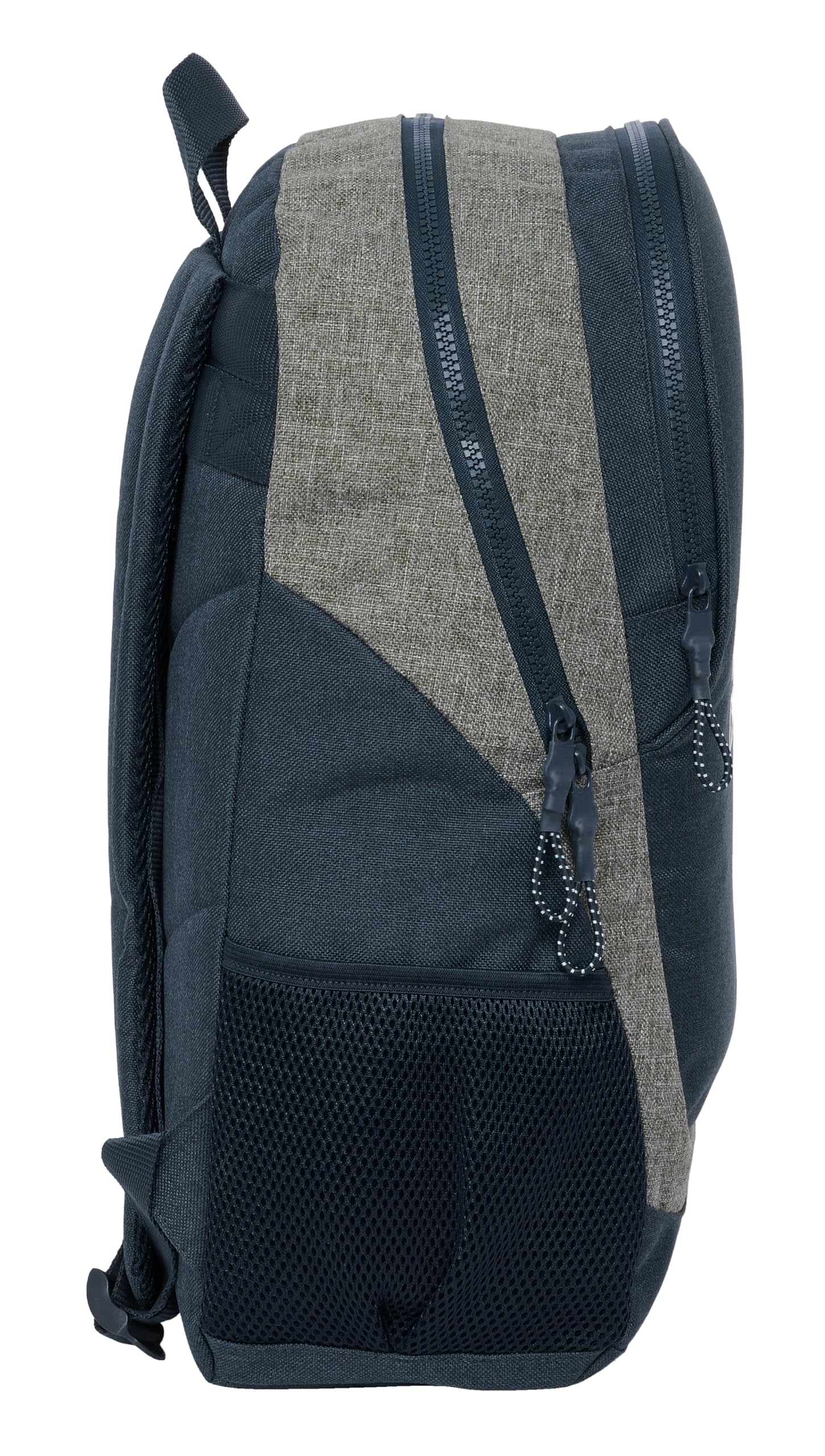 Safta KAPPA DARK NAVY - Mochila Escolar Infantil, Ideal para Niños de Diferentes Edades, Cómoda y Versátil, Calidad y Resistencia, 32x16x44 cm, Color Gris/Azul Marino Melange