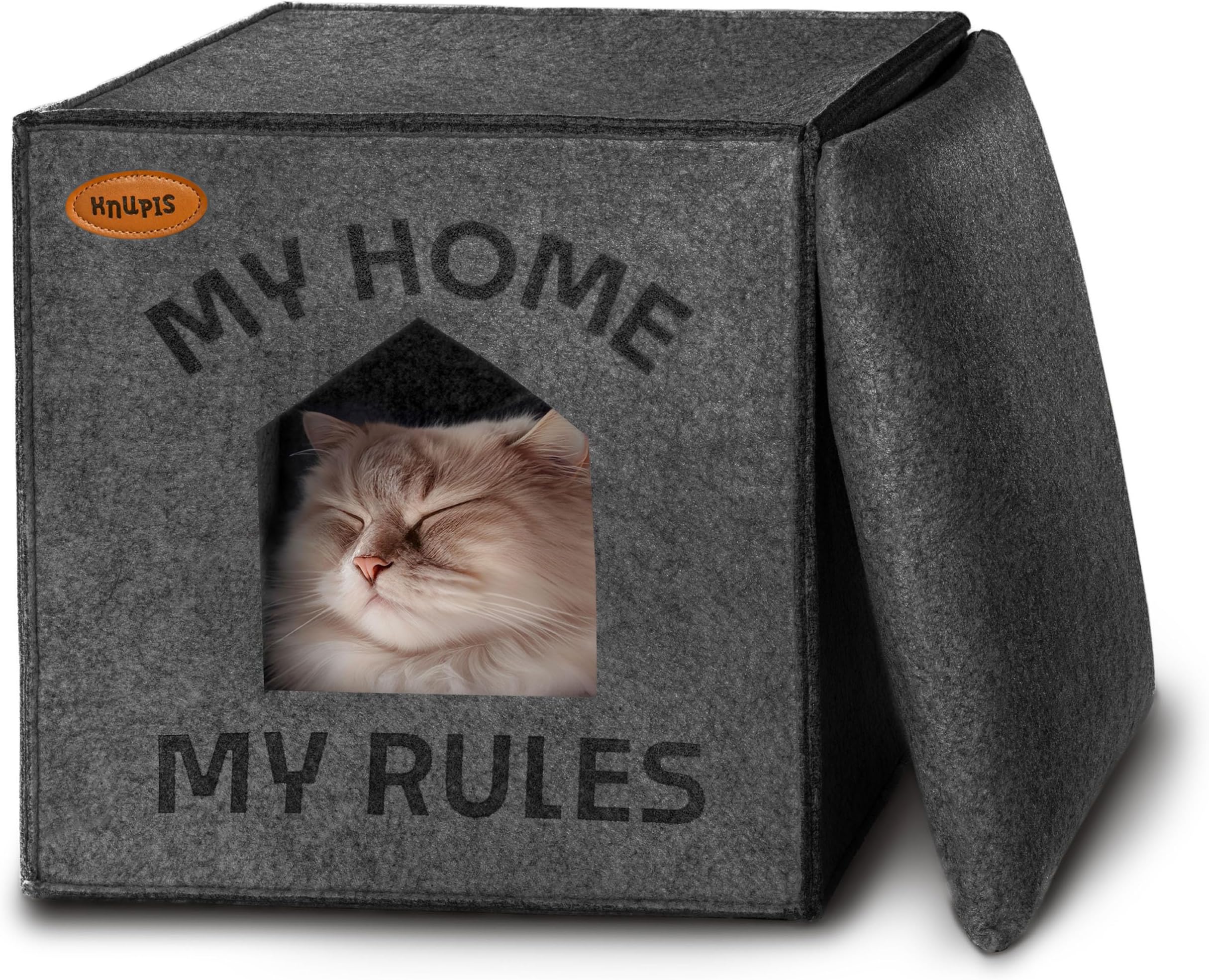 Kallax Expedit Katzenkorb 33 x 33 x 33 cm Natur Korb aus