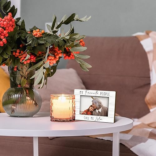 Miniatura 2 de Lola Gifts - Marco de fotos de 4 x 6 pulgadas, marco de fotos de madera Lolas, Navidad, Día de la Madre, regalos de cumpleaños para Lolas abuela de