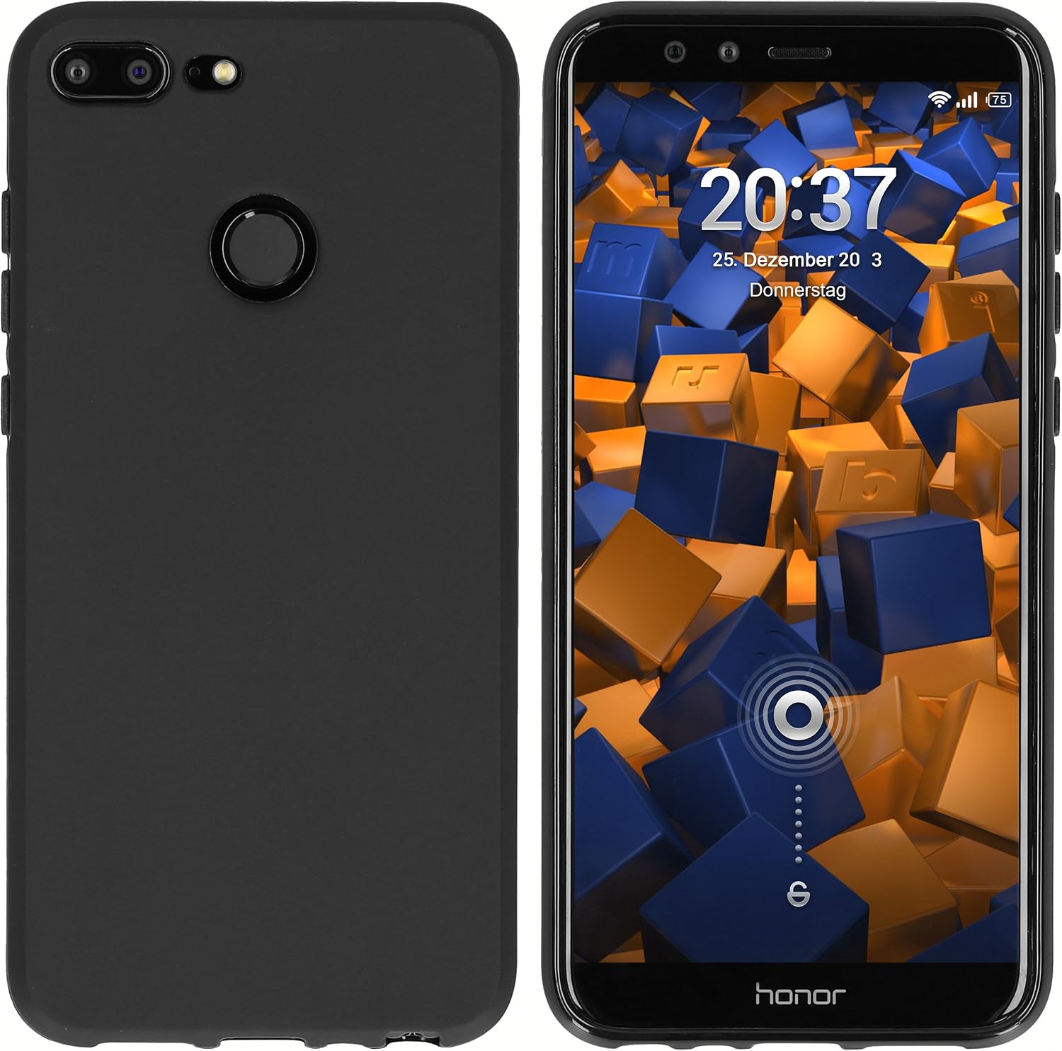 mumbi Case Compatible with Honor 9 Lite Mobile Phone Case, Black - Image 3