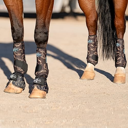 Vista 183 de Professional's Choice 2XCOOL Botas deportivas para caballos medicinales, diseño protector y transpirable para máxima comodidad y durabilidad en Negro