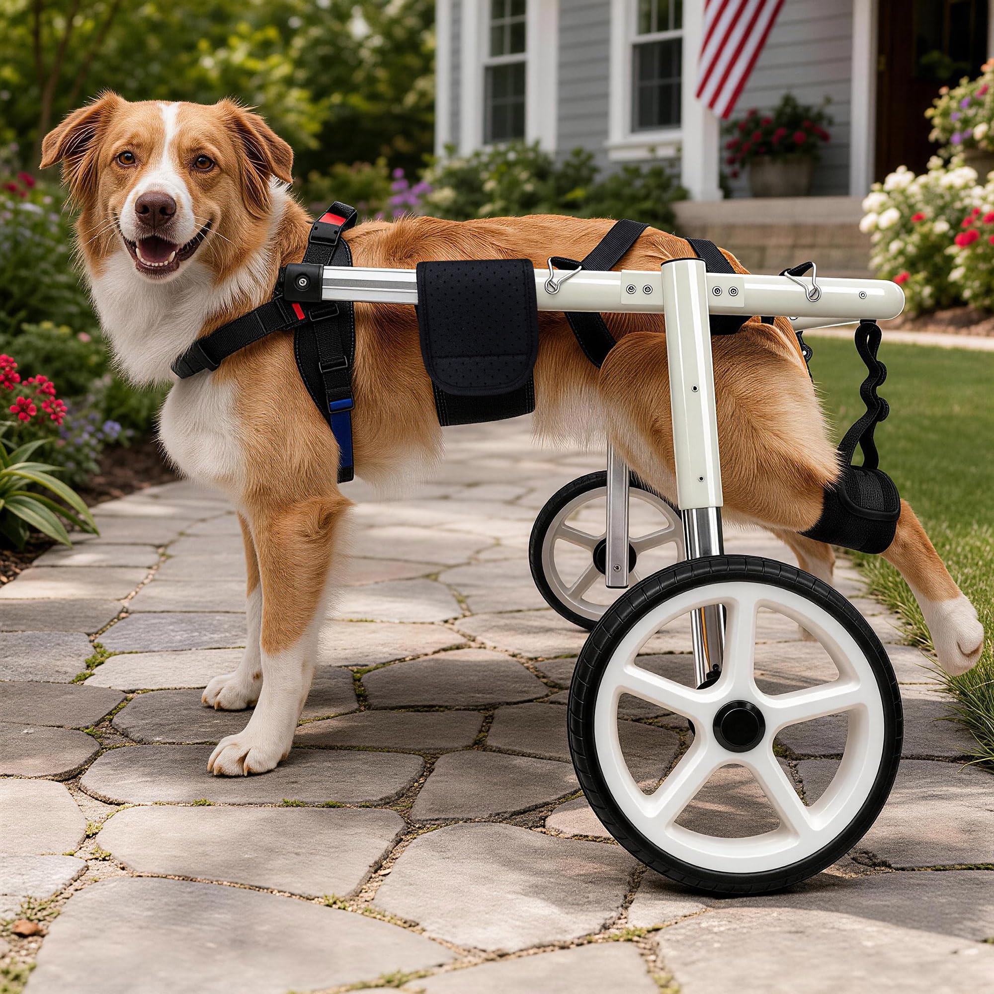 Photo 1 of LetPetRun Dog Wheelchair for Back Legs - M2 Size (55-90 lbs)
