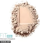 Maybelline New York Fit Me Matte + Maquillage en poudre pour visage pressé sans pores, Ivoire naturel, 0.28 Unité de 1