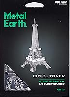 Vista 6 de Juego de modelo de Torre Eiffel metálico, Fascinations Metal Earth 3D