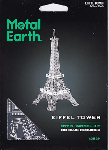 Miniatura 6 de Juego de modelo de Torre Eiffel metálico, Fascinations Metal Earth 3D