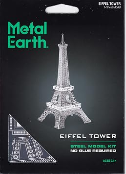 Metal Earth Eiffel Tower 3D Metal Model Kit Fascinations