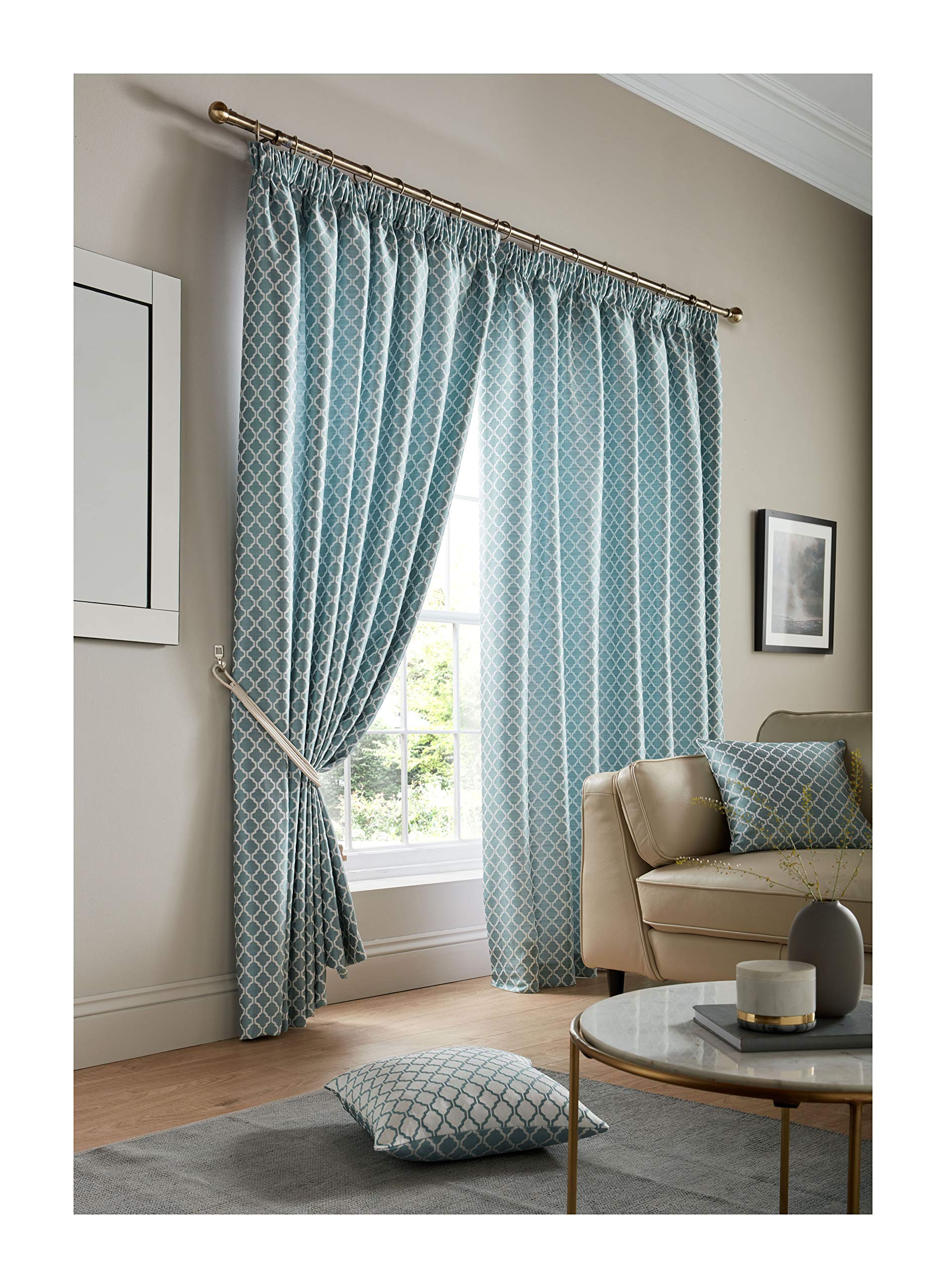 Alan Symonds Cotswold Fully Lined Ready Made Pencil Pleat Taped Top Curtains from B&Q