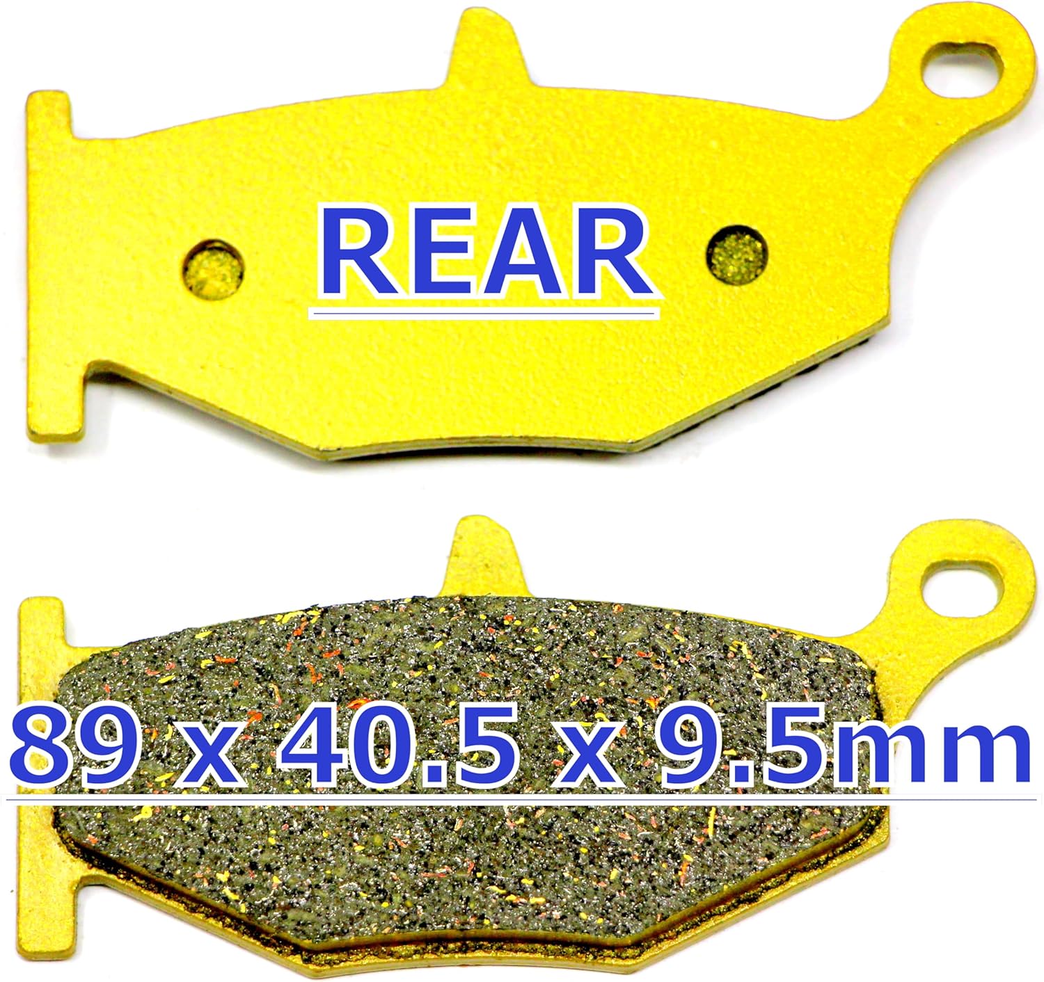 Front Rear Brake Pads for Suzuki GSX 1300 R GSX1300R Hayabusa RAL (Brembo Calipers) 2013 2014 2015 2016 2017 2018 2019 2020 2021 2022 2023 Brakes FA447 FA419 MC0009