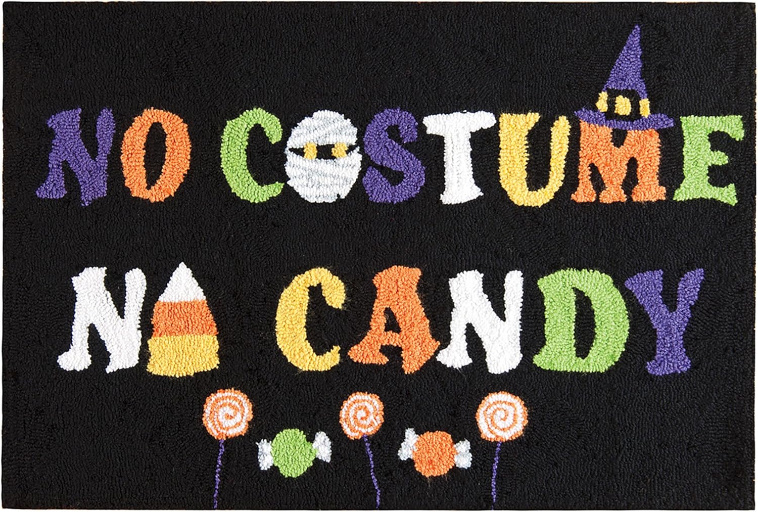 Amazon.com: C&F Home 2x3 ft. No Costume No Candy Halloween Rug 24