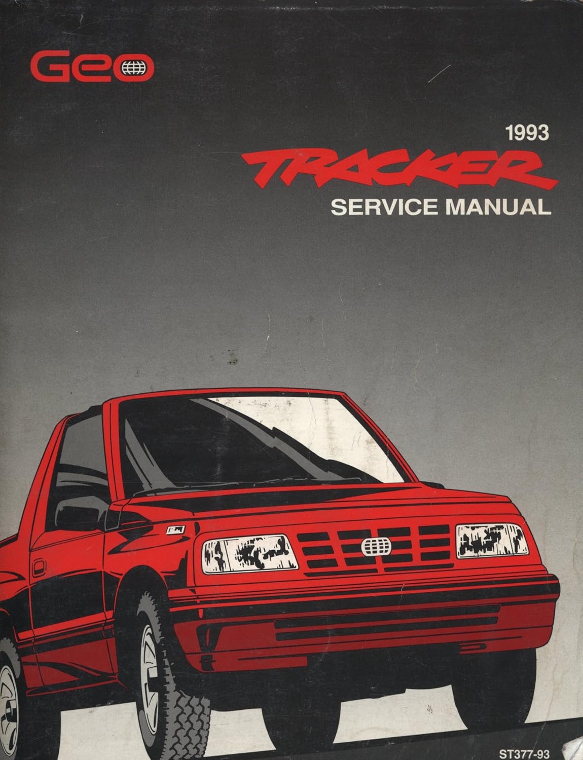 1993 Geo Tracker Service Manual General Motors Corporation