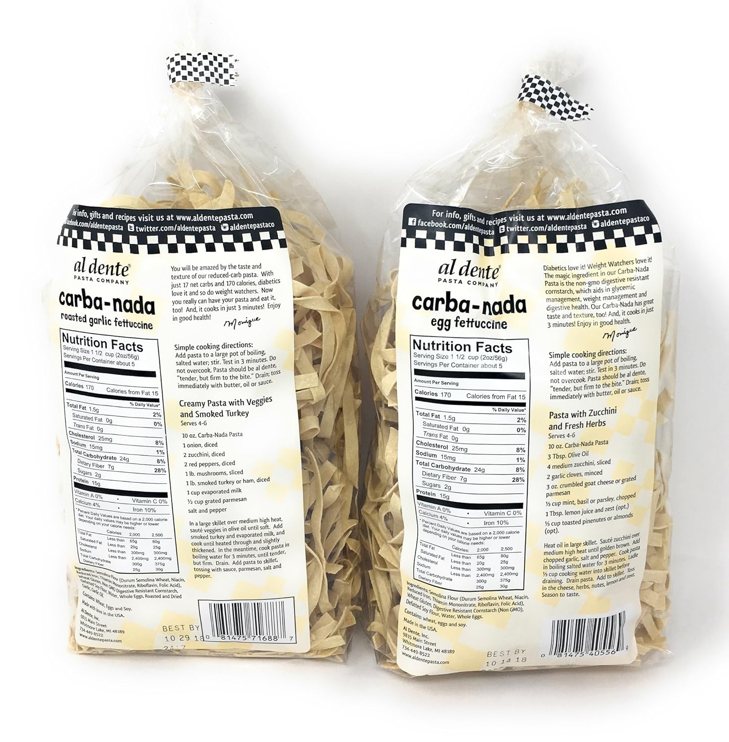 Carba nada Reduced Fettuccine Bundle Ounces Photo