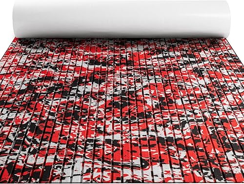 Miniatura 10 de FOCEAN Pisos para lancha de espuma de etilvinilacetato, cubierta de lancha, piso marino camuflado, autoadhesivo, alfombrillas marinas para lanchas