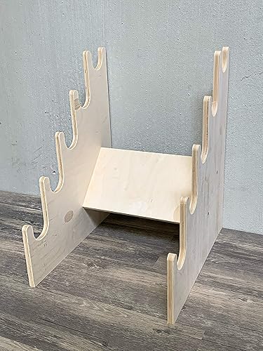 Miniatura 5 de Factory Crafts Rifle Gun Rack Display Stand Storage Holder Table Top 5-Slot