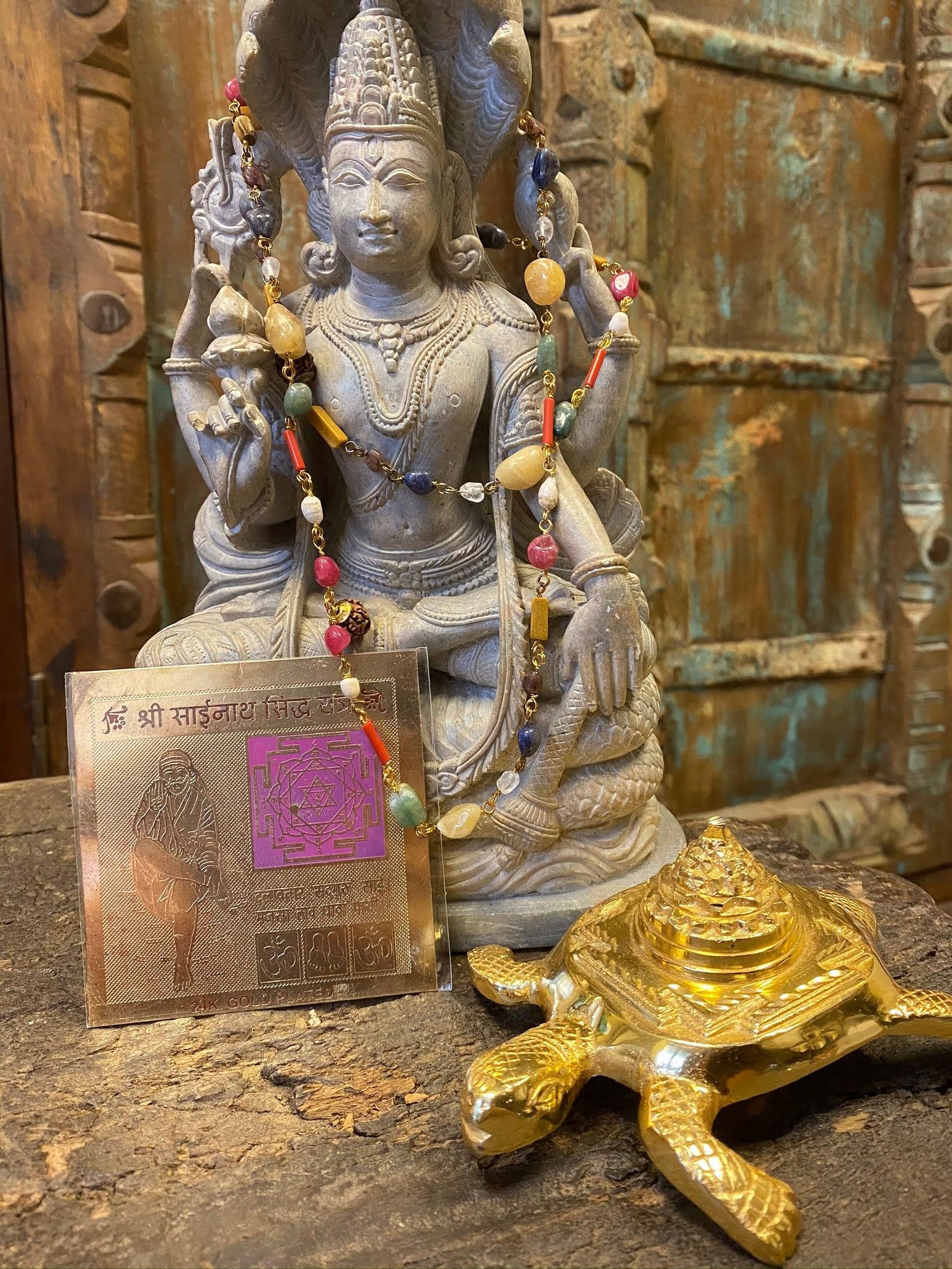 Success Altar -Shri Sainath Siddhi Yantra,Navaratna Mala Sacred Geometry