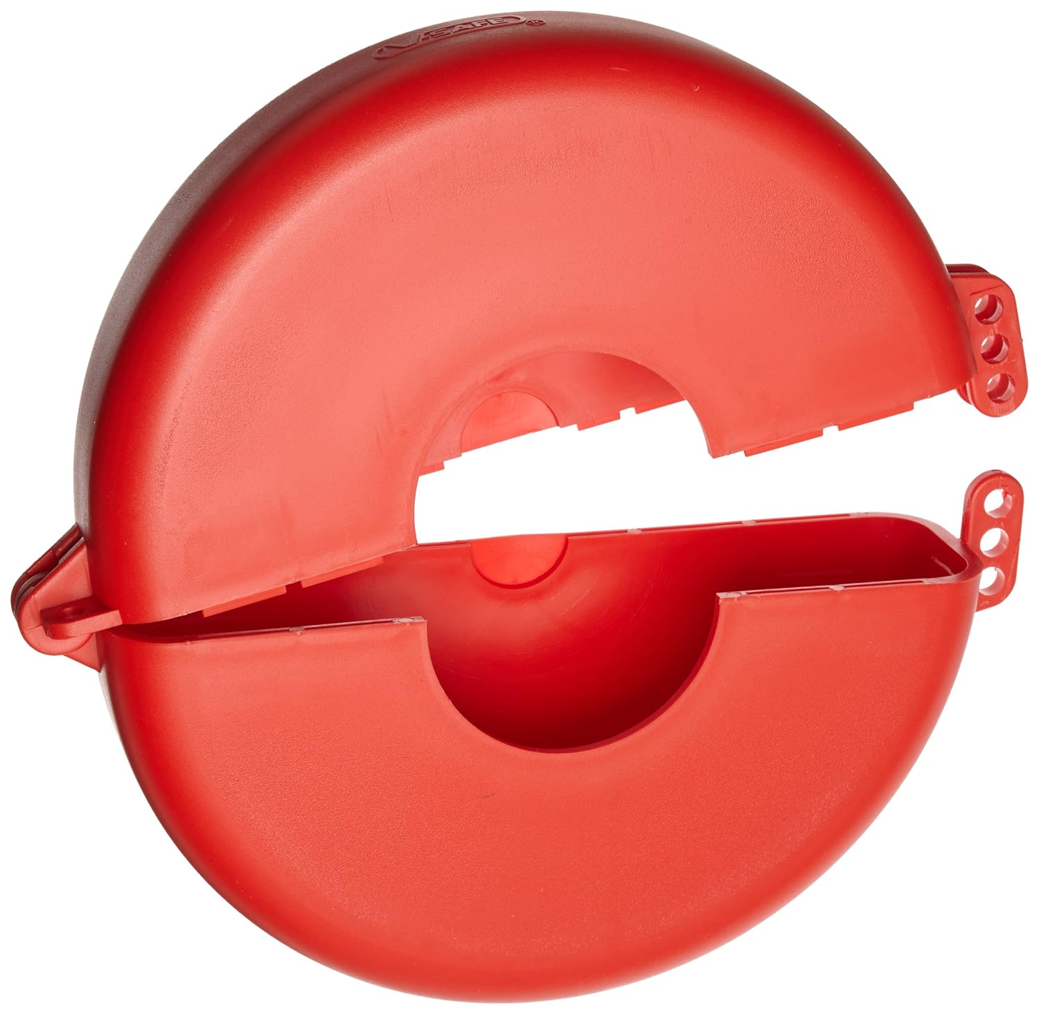 North Safety V-Safe Wheel Valve Lockout, Red, 6-1/2