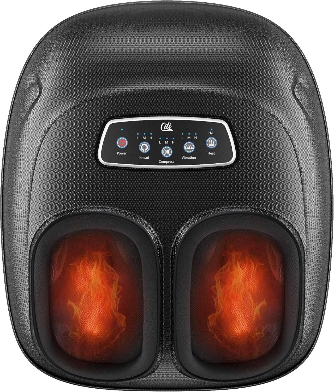 CILI Foot Massager with Heat, Shiatsu Foot Massager for Pain Relief & Plantar Fasciitis, Electric Heated Feet Massager with Deep Kneading,Mothers Day Gifts for Mom, FSA Eligible HSA, Washable Sleeve