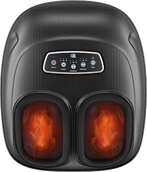 COMFIER Shiatsu Foot Massager with Heat & Compression, FSA Eligible