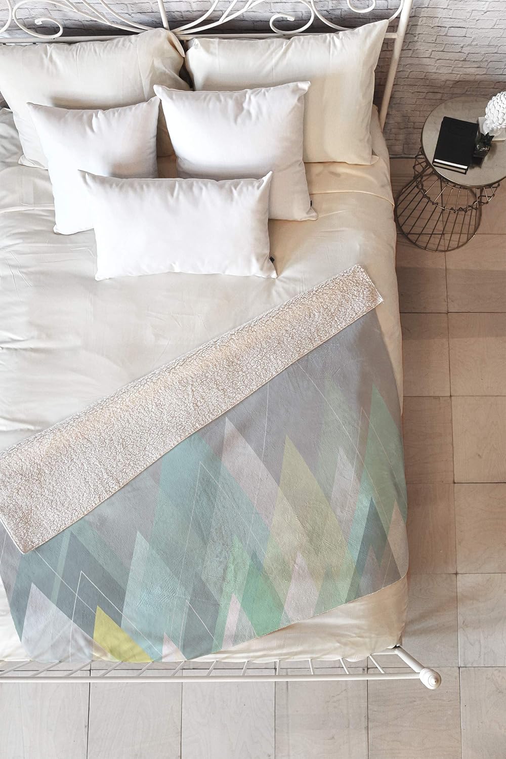 Deny Designs Mareike Boehmer Graphic 108 Z Sherpa Fleece Throw Blanket, 50" x 60"