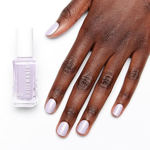 Miniatura 10 de essie Expressie - Esmalte de uñas de secado rápido, color lavanda claro, vegano, velocidad virtual, 0.33 onzas líquidas