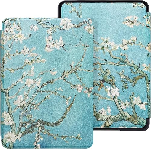 Miniatura 10 de WALNEW Funda para Kindle Paperwhite de 10ª generación-2018, funda delgada de piel sintética, funda inteligente de encendido y apagado automático