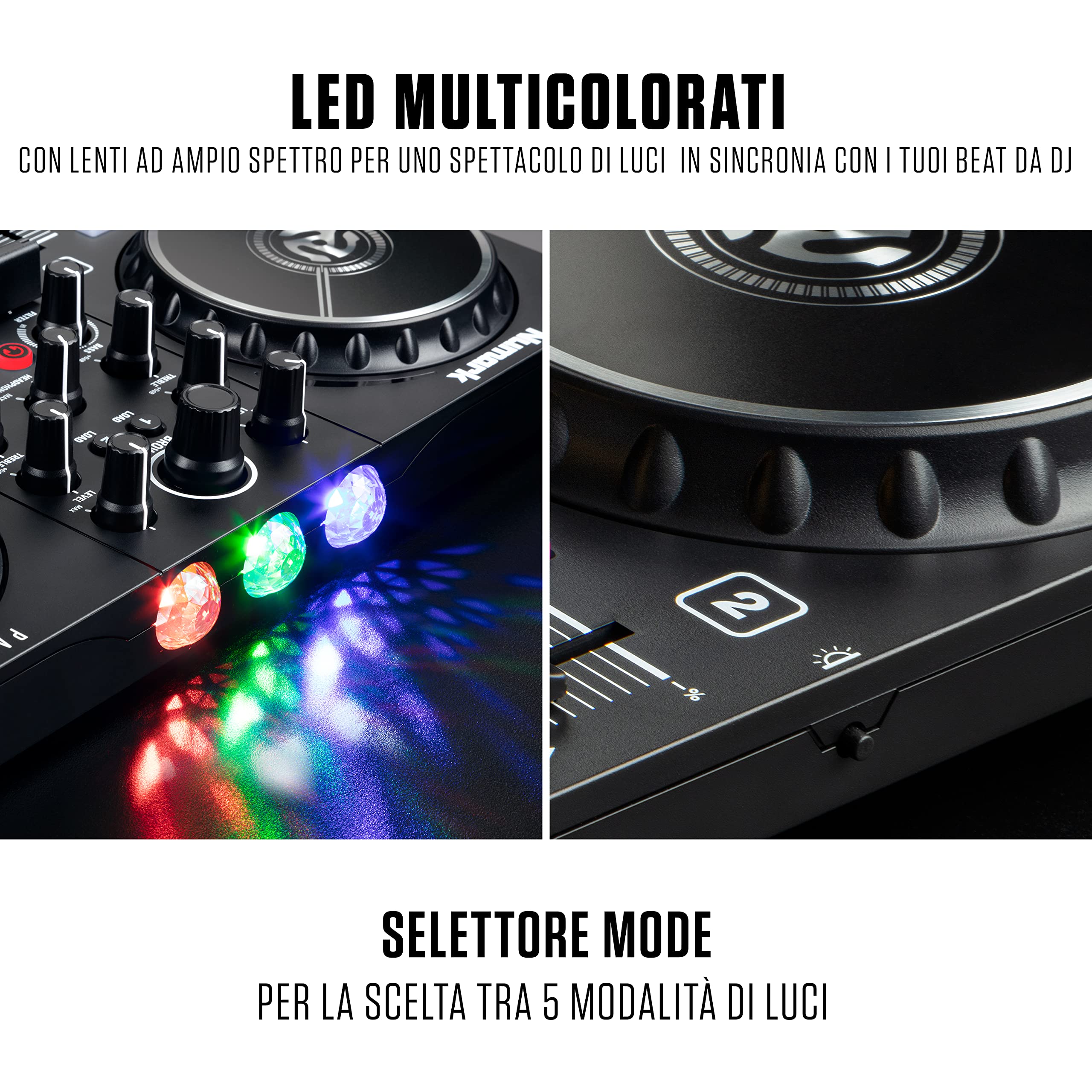 Numark Party Mix II Konsola DJ 2 Kanały Serato DJ Lite Scheda Audio Integrata