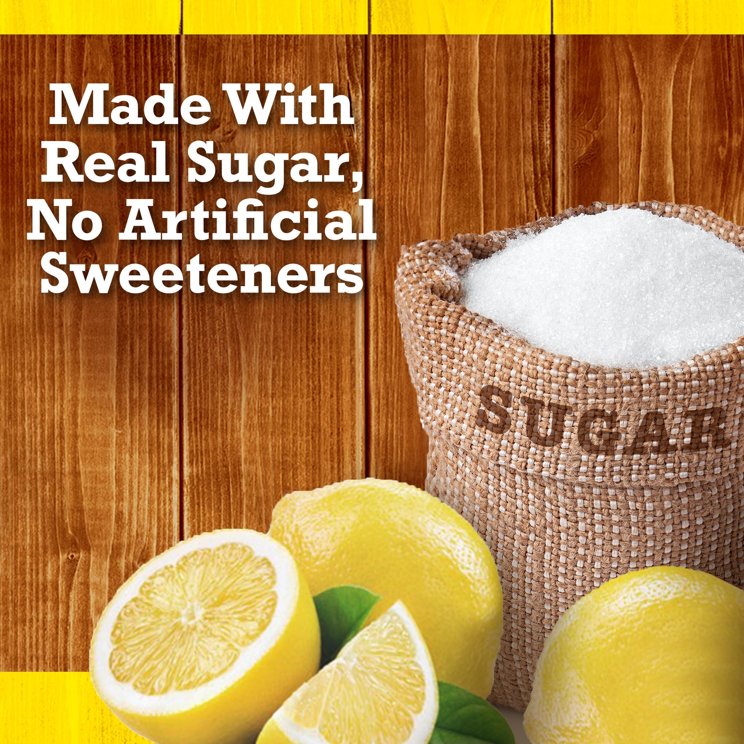 COUNTRY TIME Lemonade Ready to Drink Flavored Drink Pouches, 40 ct Pack, 4 Boxes of 10 Drink Pouches