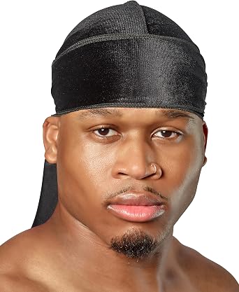 Shyne Velvet Durag - Multi Colour Options | Premium Velvet Du Rags for Men & Women | Perfect for 360 Waves, Braids & Locs | Wide & Long Tail | Ultra-Soft Silky Lined Velour | Black Owned Business
