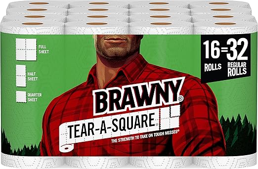 Brawny Tear-A-Square Paper Towels - Thumbnail 5