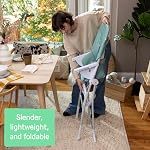 Ingenuity: ity by Ingenuity Sun Valley Compact Folding High Chair, Food-Grade Safe Plate, 5-Point Harness, For Ages 6 Months and Up, Unisex - Teal