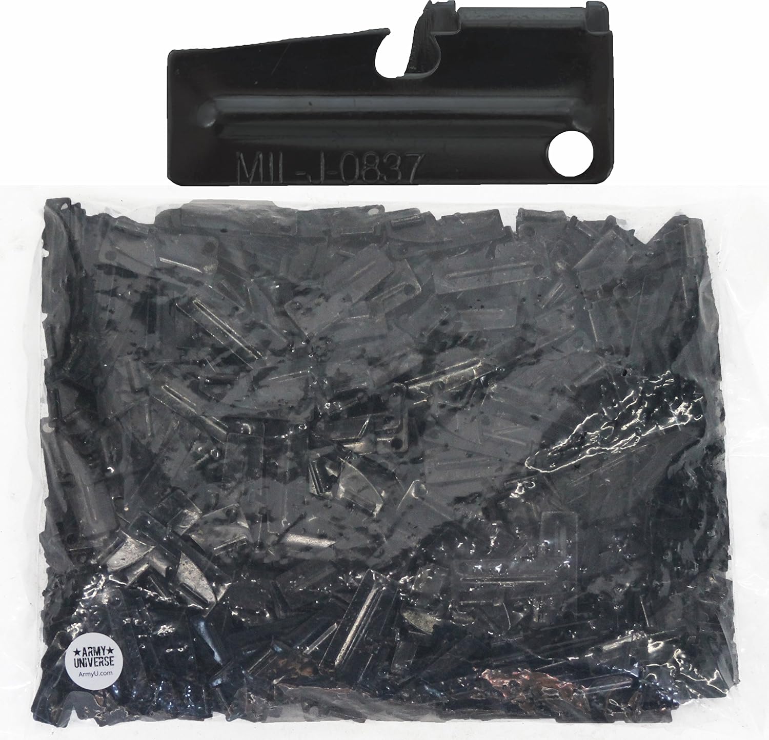 ARMYU P-38 Metal Can Openers Steel Army Style P38 Mil-J-0837 Compact Travel Size, Silver (500 Pack)