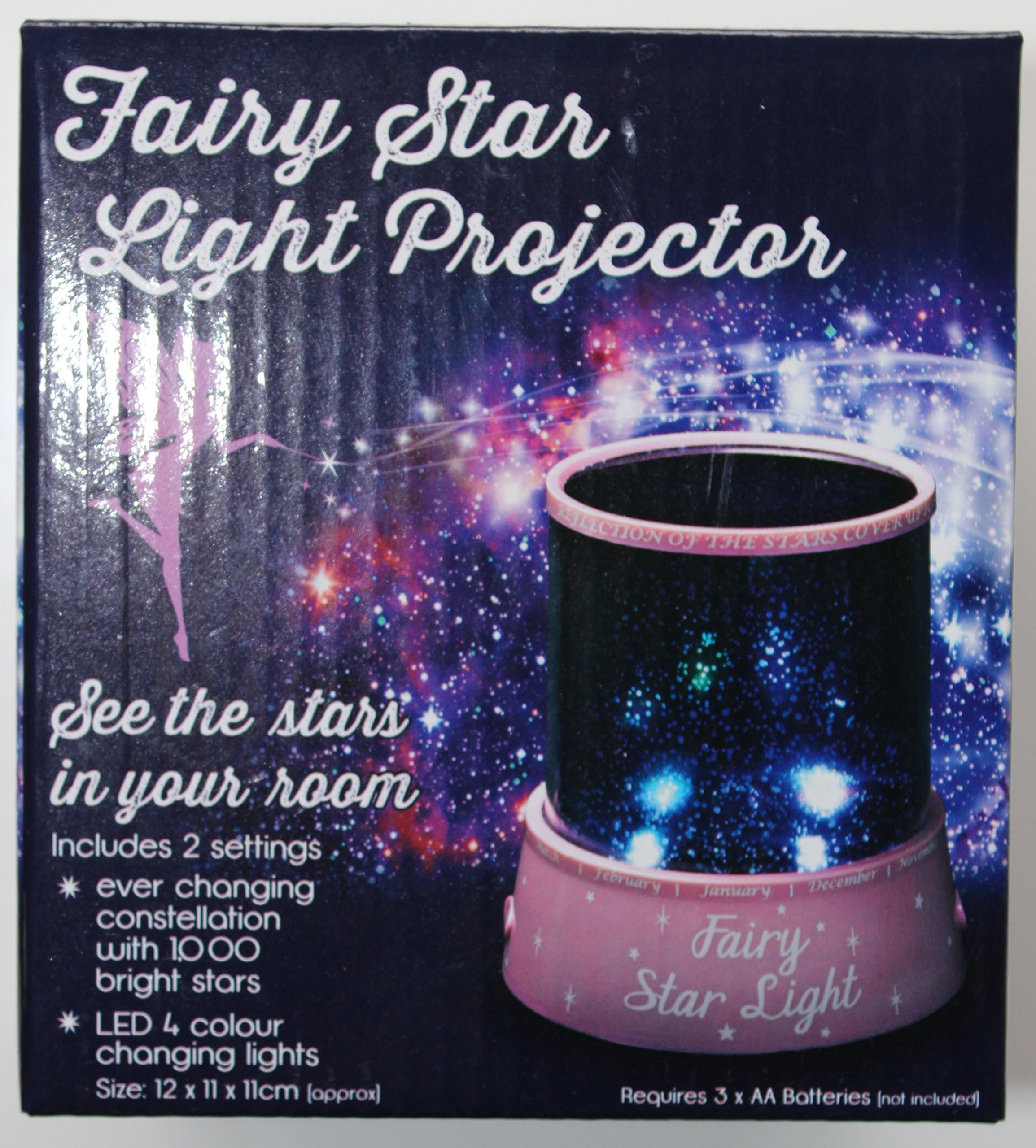 Fairy Star Light Projector, Star Master With Two Settings