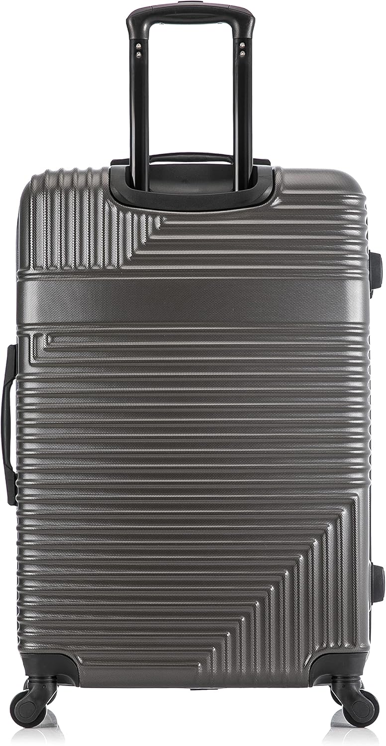 review InUSA RESILIENCE Luggage with Spinner Wheels | Durable Lightweight Hardshell Suitcase, Travel Bag with Handle and Trolley, 20-Inch Carry On Small Luggage | Charcoal