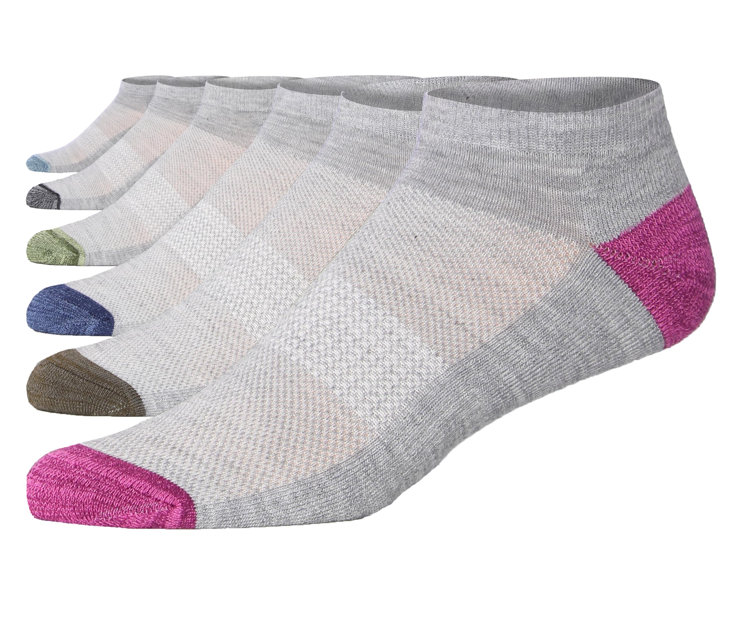 JAMES FIALLO sportliche gepolsterte tief geschnittene Sportsocken für Herren 6er-Pack - Bild 8 von 10