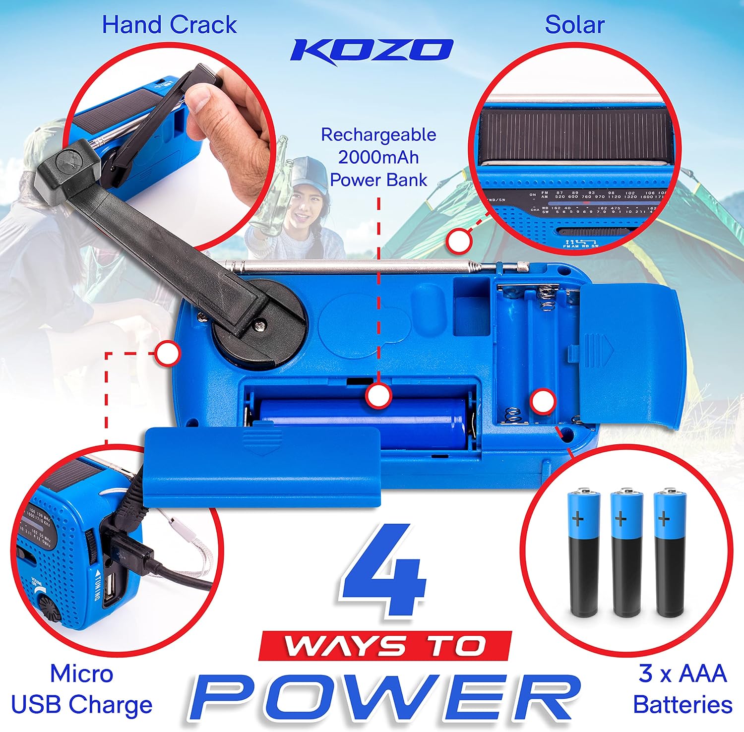 Best Cyber Deals 🔥 Best NOAA Weather Radio for Emergency by Kozo. Multiple Ways to Charge, Self Powered by Dynamo Hand Crank & Solar Panel, Long Antenna to Pick Up Reception Everywhere Free Shipping Offer Best NOAA Weather Radio for Emergency by Kozo. Multiple Ways to Charge, Self Powered by Dynamo Hand Crank & Solar Panel, Long Antenna to Pick Up Reception Everywhere