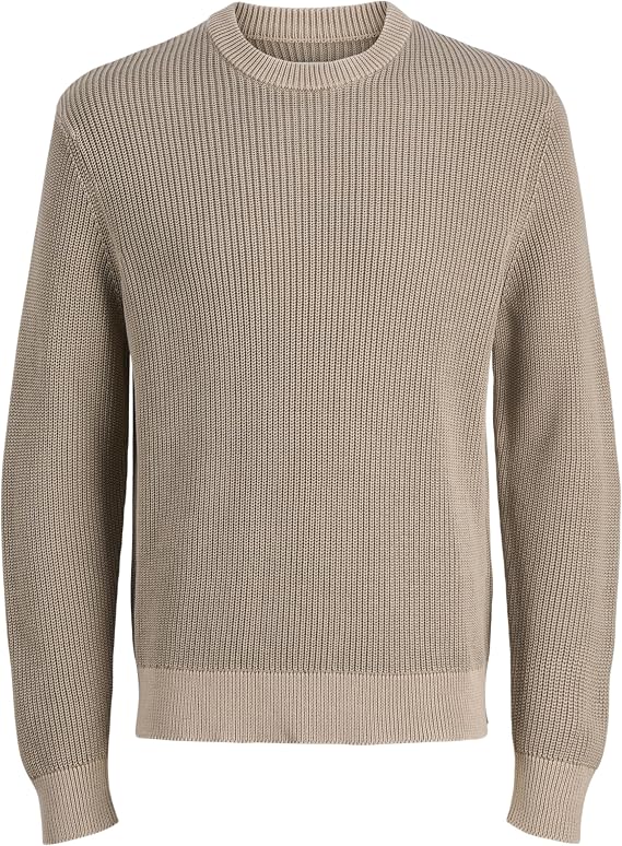 JACK & JONES Jcomotion Knit Wash Crew Neck Jcomotion - Cuello Redondo Hombre (Pack de 1)