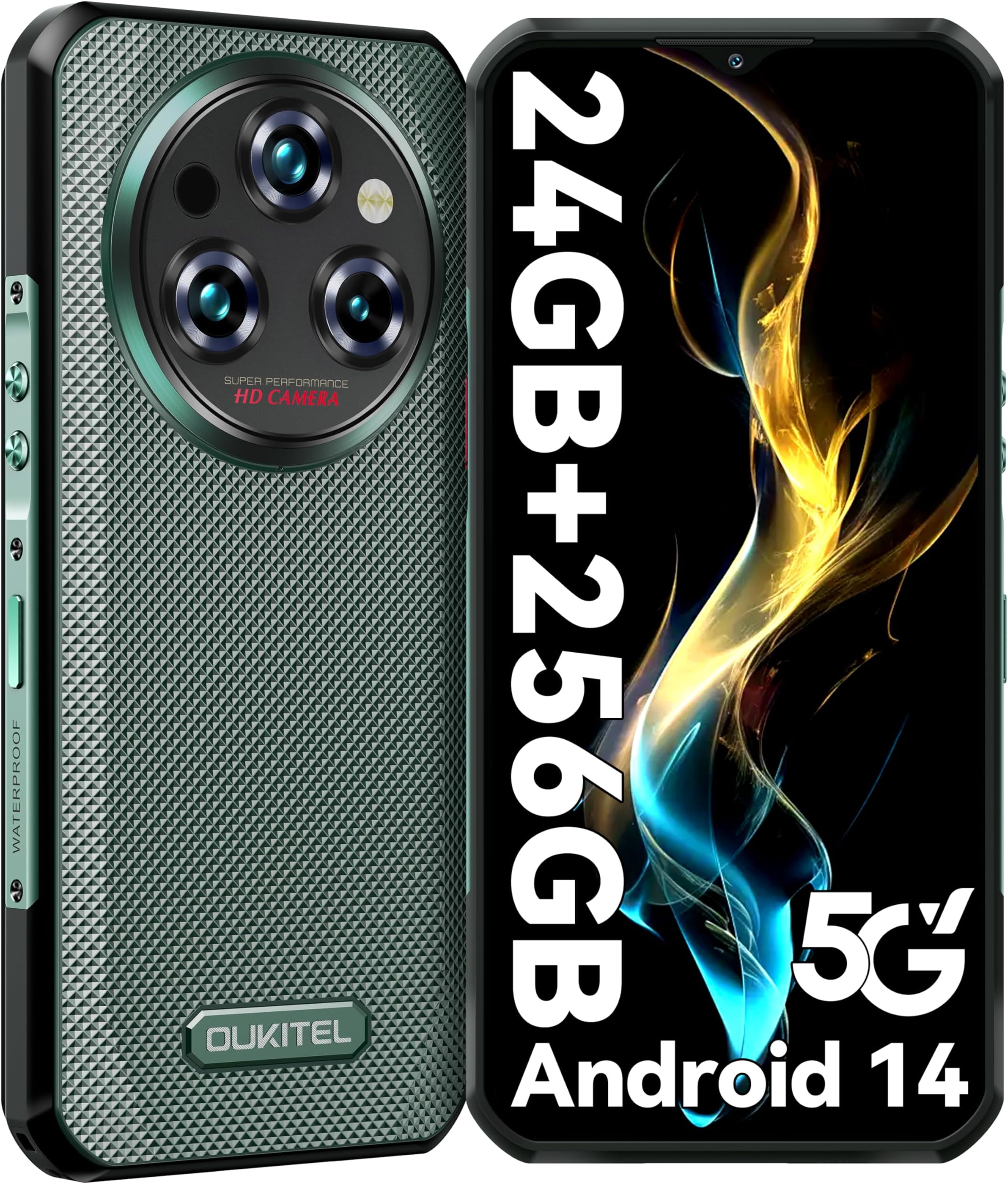 OUKITEL WP35 Outdoor Smartphone 5G - Android 14 Outdoor Handy 11000mAh ...