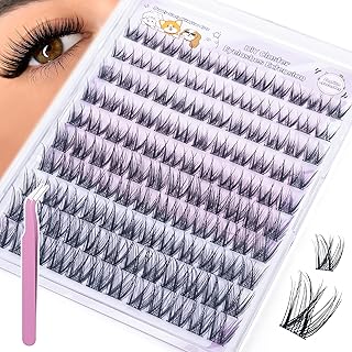 Juego de pestañas autoadhesivas, racimos de p...