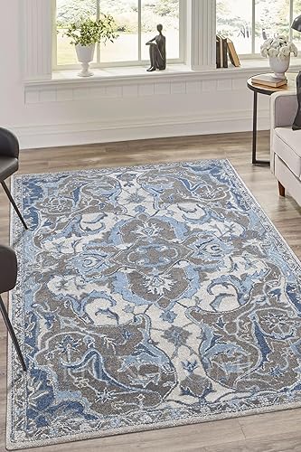 Miniatura 5 de Allen Home - Alfombra de lana  Alfombra decorativa tradicional persa natural Nicol  Alfombras de área adecuadas para sala de estar, dormitorio,