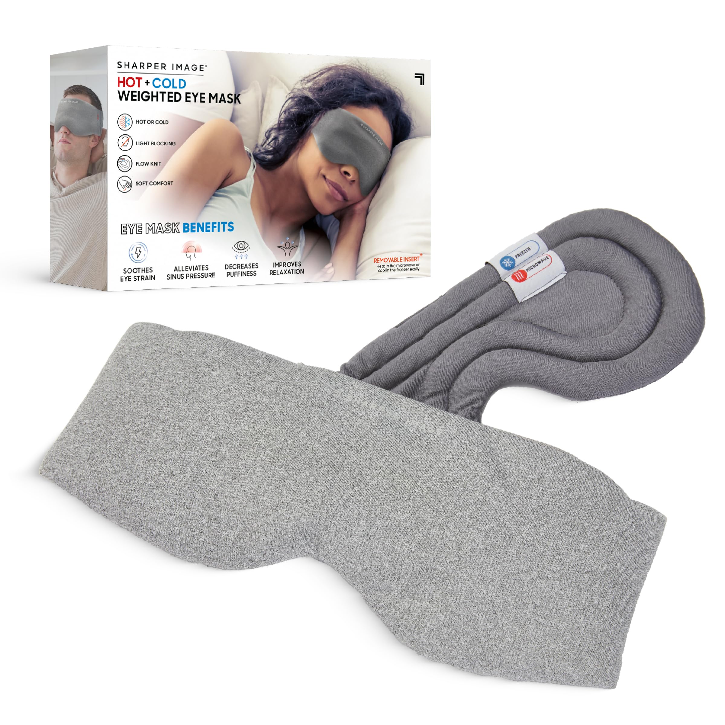 Sharper ImageHot and Cold Weighted Eye Mask