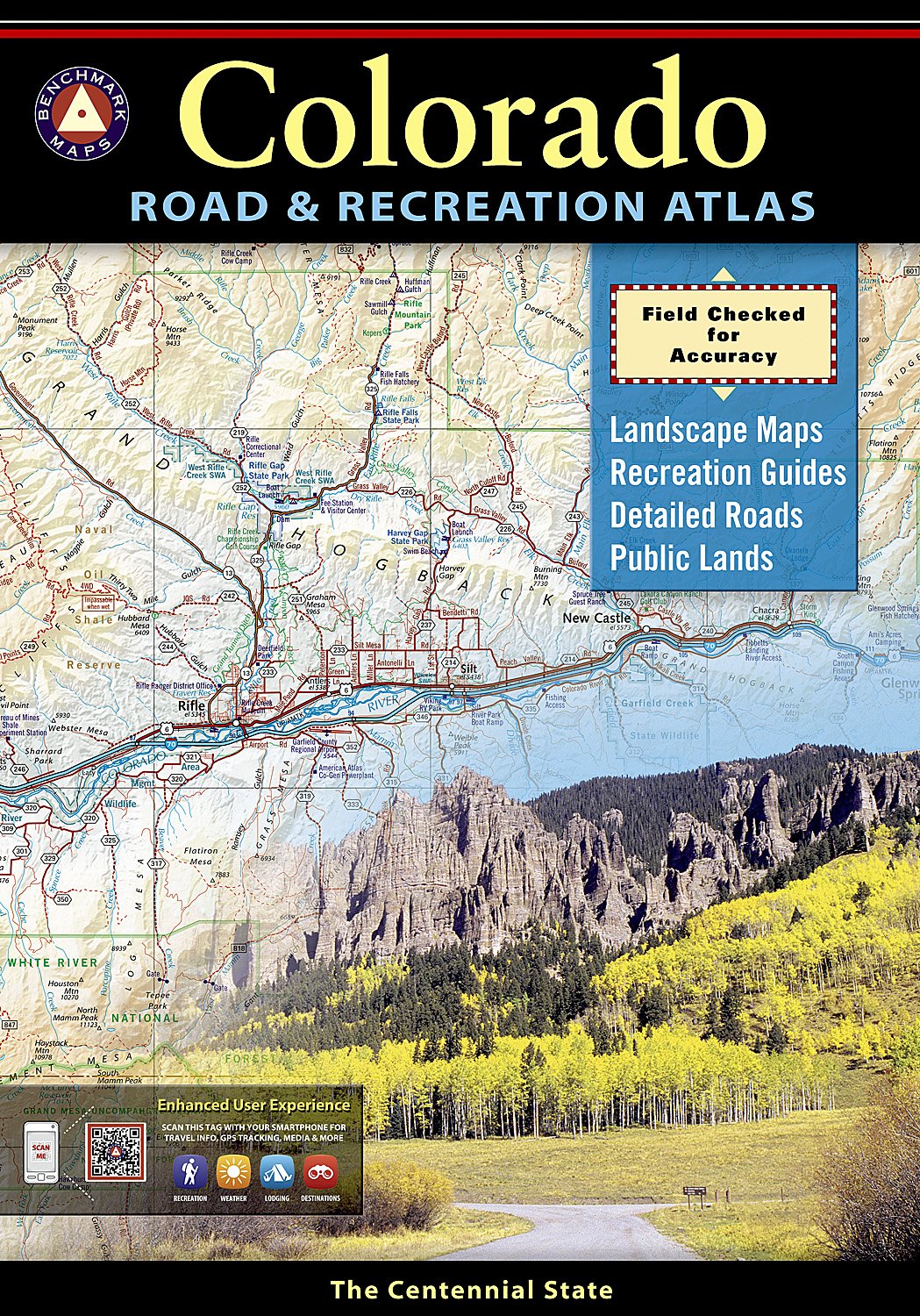 Benchmark Colorado Road & Recreation Atlas, 3rd Edition: State Recreation Atlases (Benchmark Atlas) [Idioma Inglés]