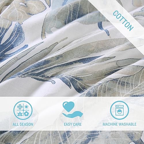 Miniatura 6 de Tommy Bahama - Juego de edredón King, ropa de cama reversible de algodón con fundas a juego y almohadas adicionales, decoración del hogar para todas
