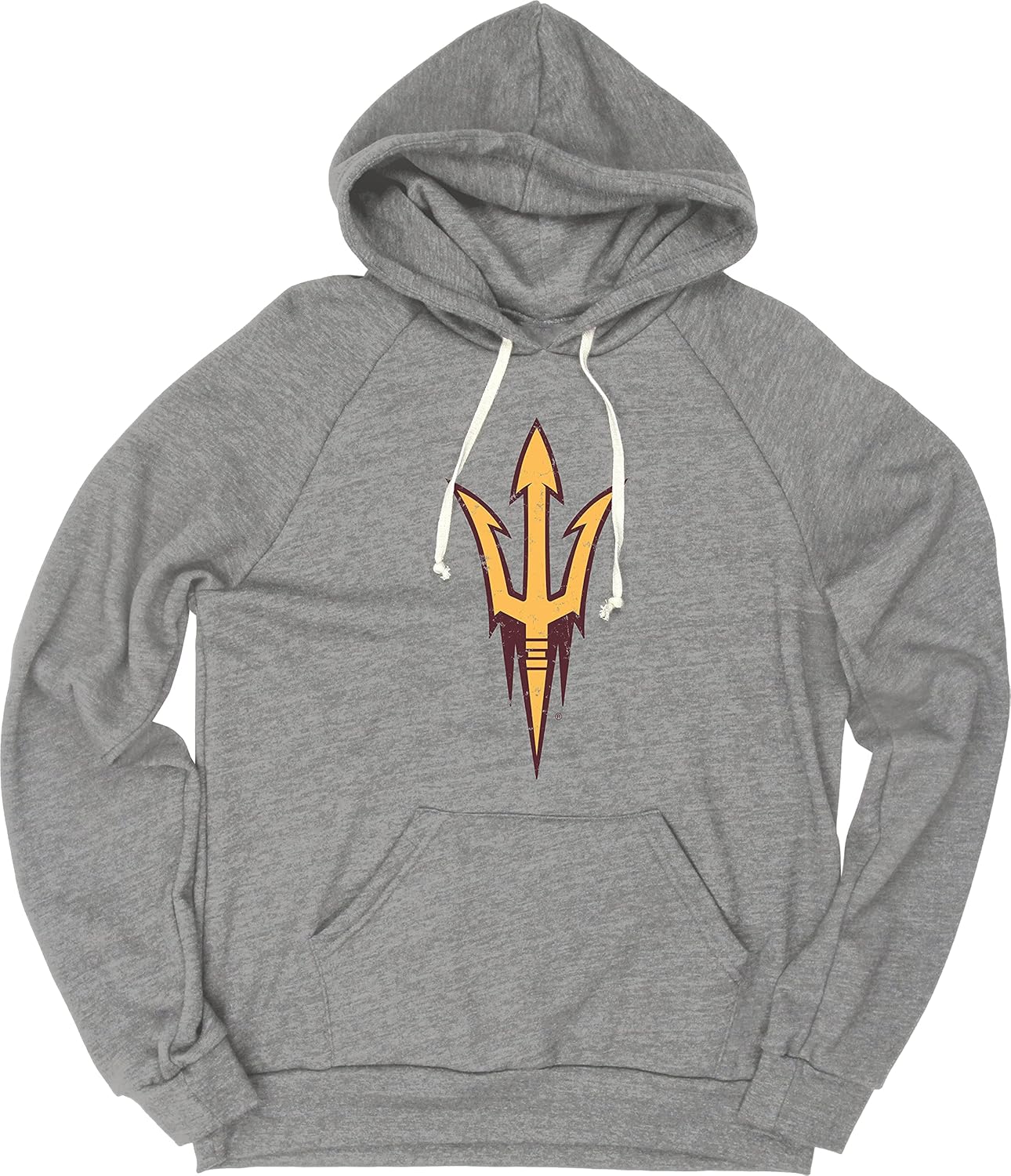 Blue 84 NCAA mens Tri-blend Hoodie Vintage Icon