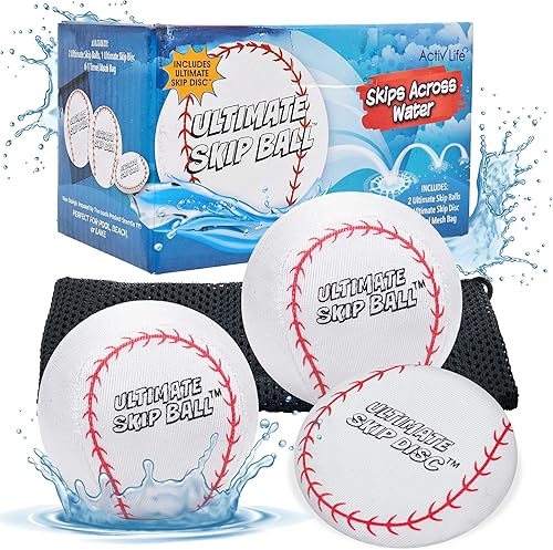 Activ Life - Pelotas de agua más grandes de 3 pulgadas, pelota de rebote de agua para piscina, juguetes de playa para amigos, familia, niños y