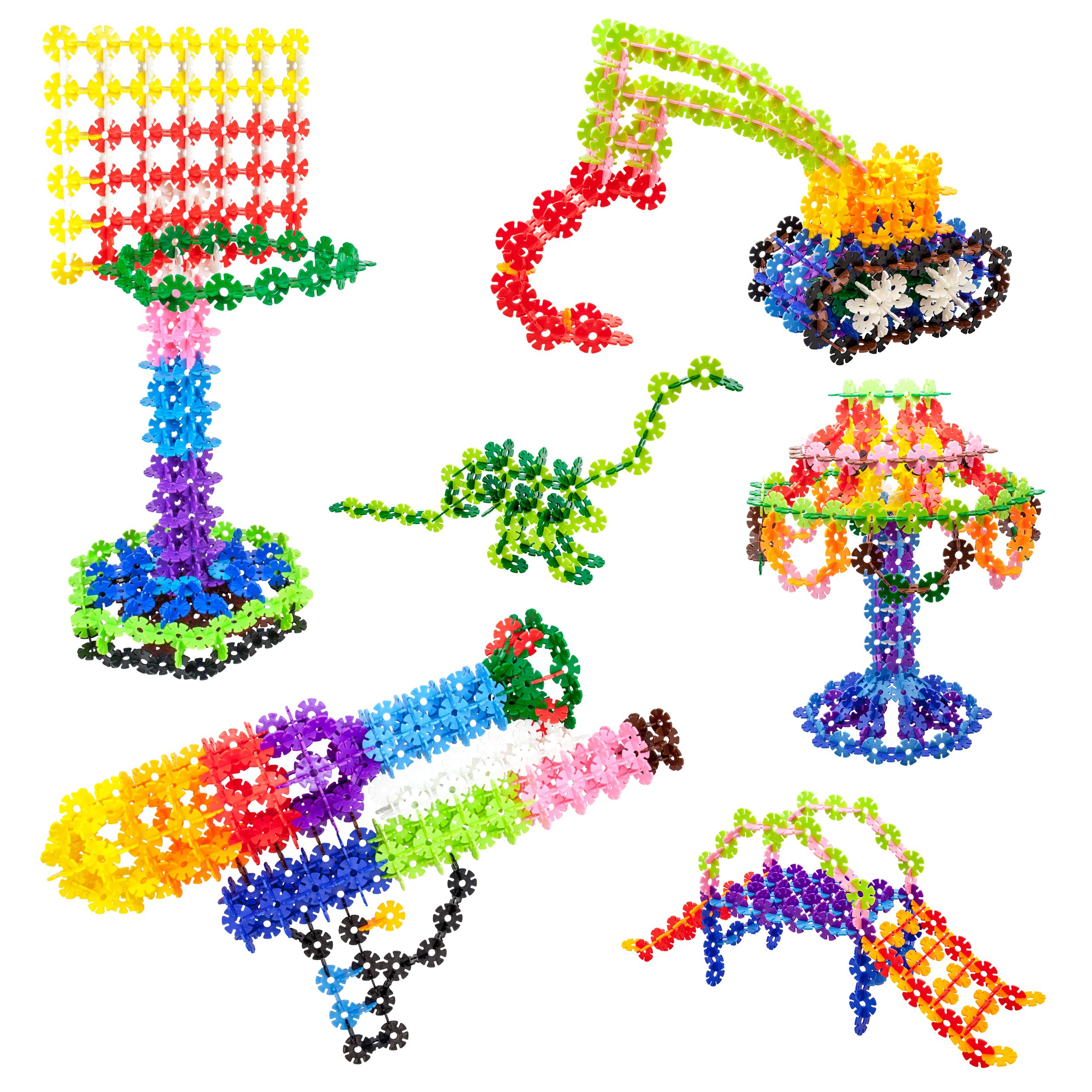 Amazon.com: PicassoTiles 550 Piece Building Chips Interlocking