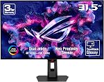 ASUS ROG Strix 32” 4K OLED Gaming Monitor (XG32UCWG) - TrueBlack Glossy OLED, Dual Mode (4K@165Hz, FHD@330Hz), 0.03ms, G-SYNC Compatible, Neo Proximity Sensor, AutoKVM, USB-C, HDMI 2.1, 3 yr Warranty