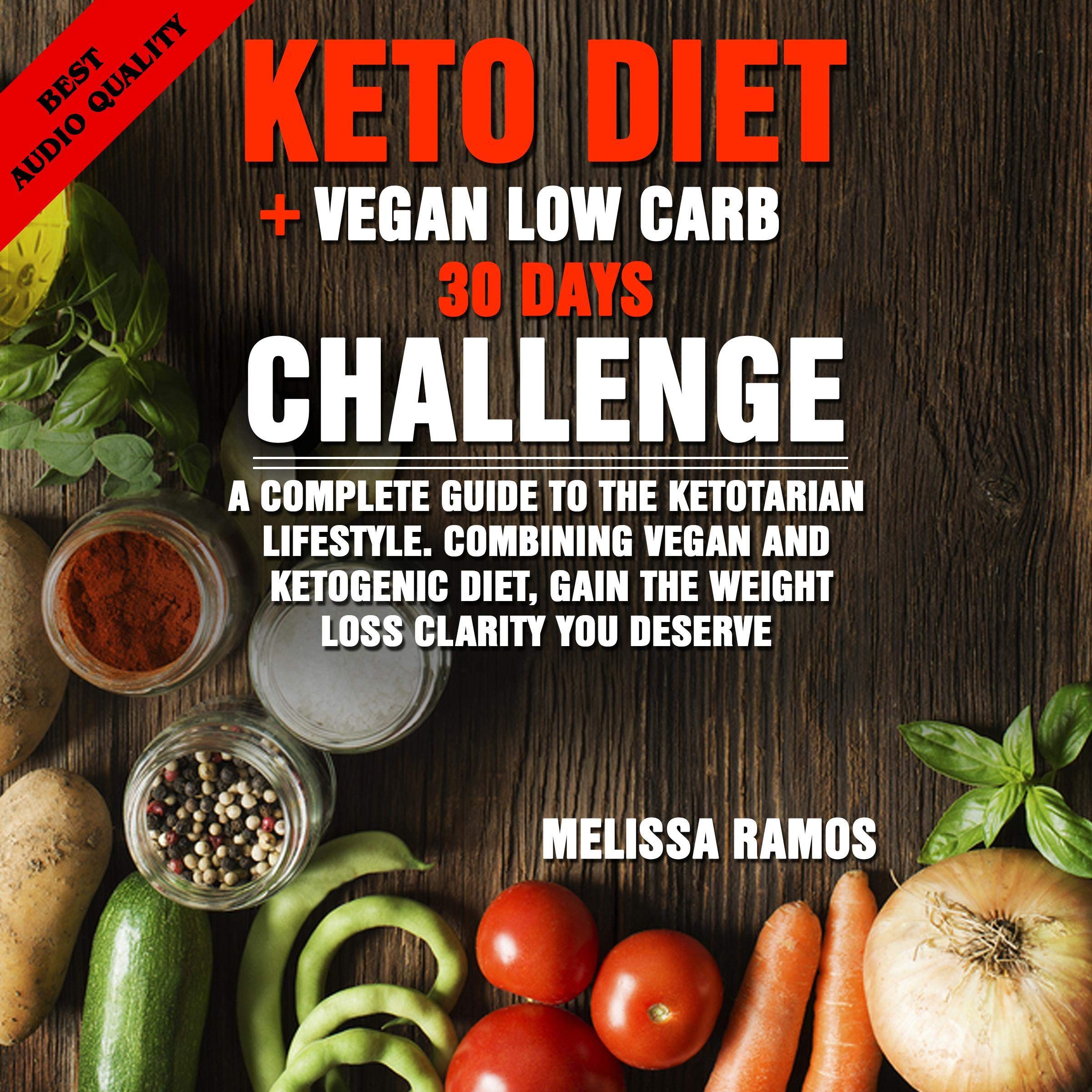 Cover art for Keto Diet + Vegan Low Carb 30 Days Challenge