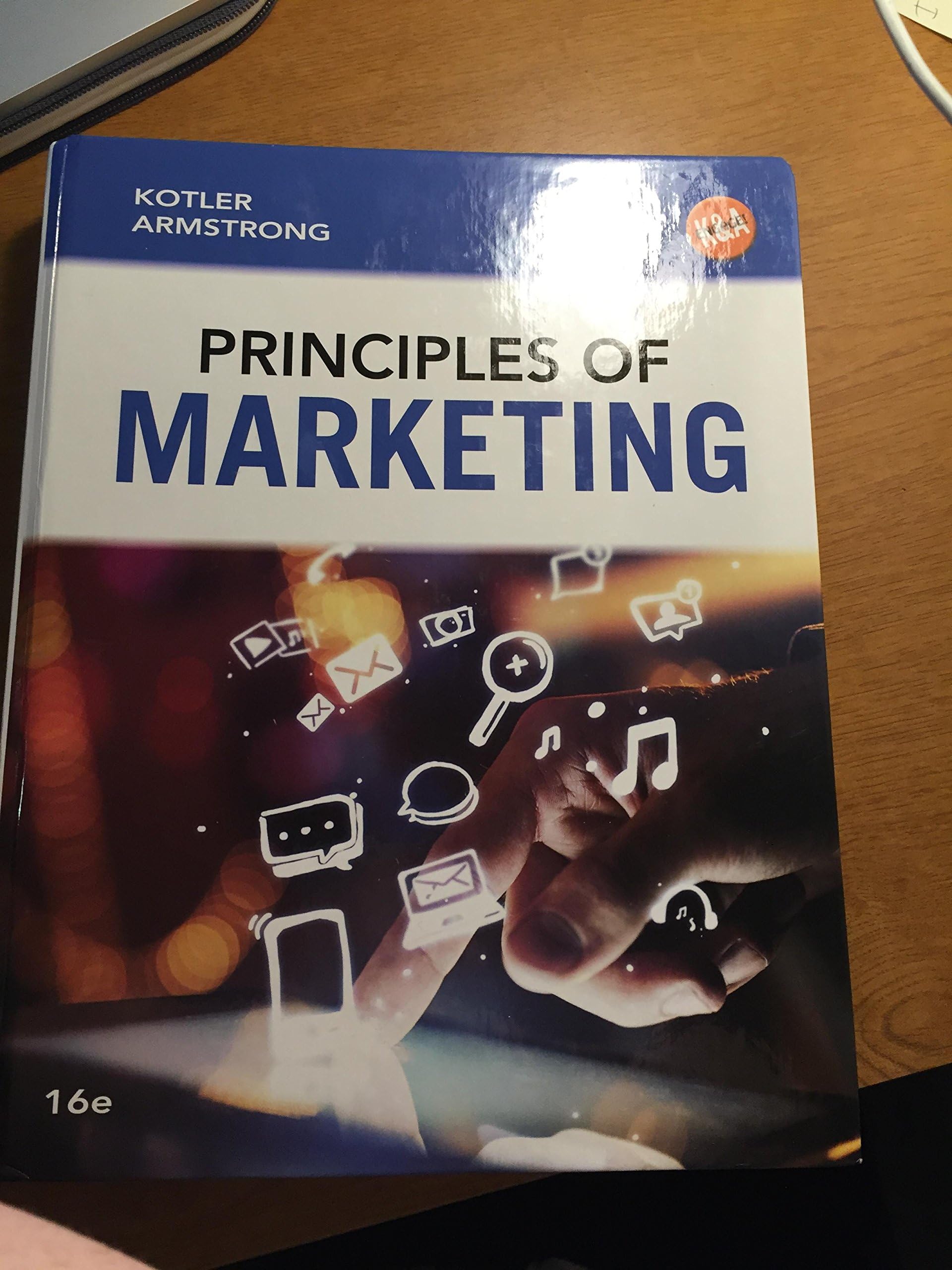 Principles of Marketing (16th Edition)
