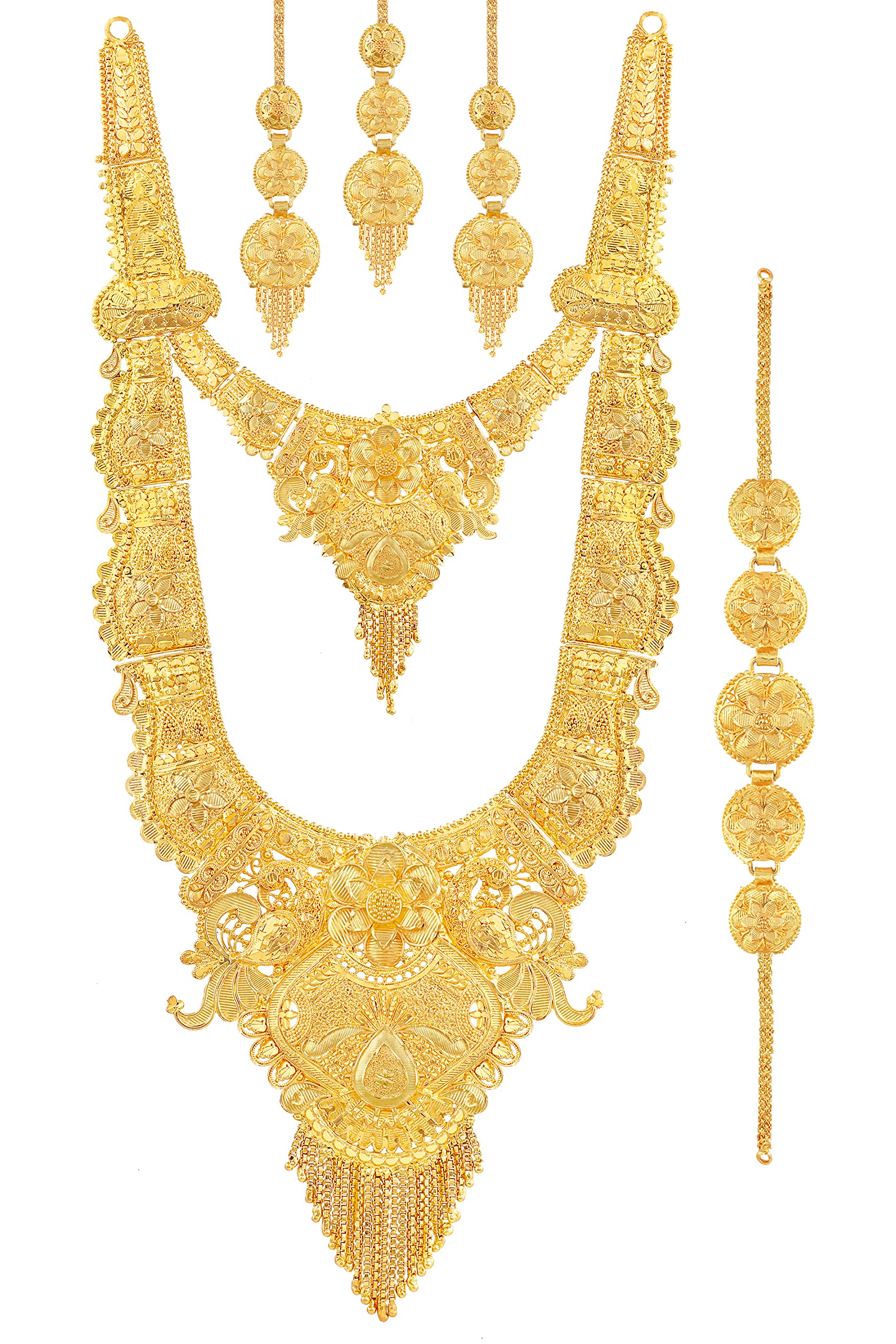 Mansiyaorange Traditional Long Peacock Theme 1 Gram Gold Bridal Rani Haar Jewelry/Jualry/Necklace/Jewellery/julry Set For Women (B0B8X9W1DW) Amazon Price History, Amazon Price Tracker